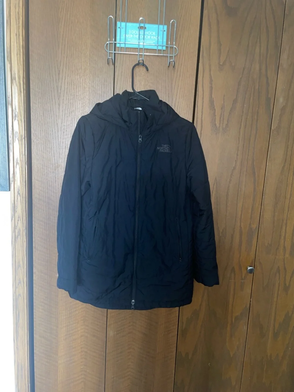 The North Face Black Hooded Puffer Jacket